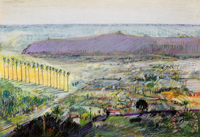 Wayne Thiebaud Valley Studio Palo Alto, 1966 Art Painting