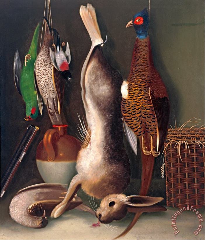 Still Life with Game painting - W.b. Gould Still Life with Game Art Print