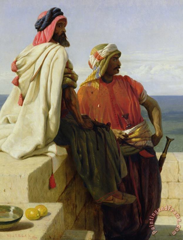 Wilfred Vincent Herbert Saracens In Front Of Their Position Art Painting