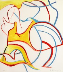 Willem De Kooning Quatre Lithographies, 1986