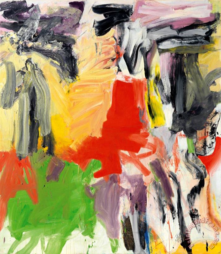 Untitled I, 1979 painting - Willem De Kooning Untitled I, 1979 Art Print