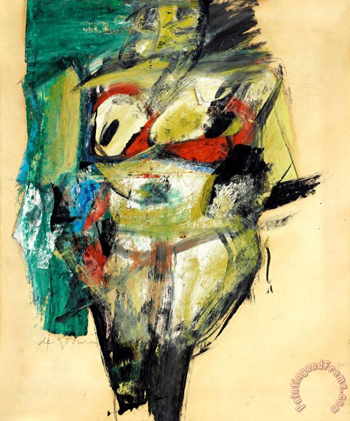 Willem De Kooning Woman, 1952 Art Print