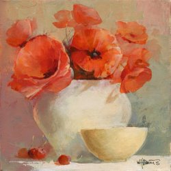 willem haenraets Lovely Poppies Ii