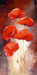 willem haenraets Poppy Bouquet I