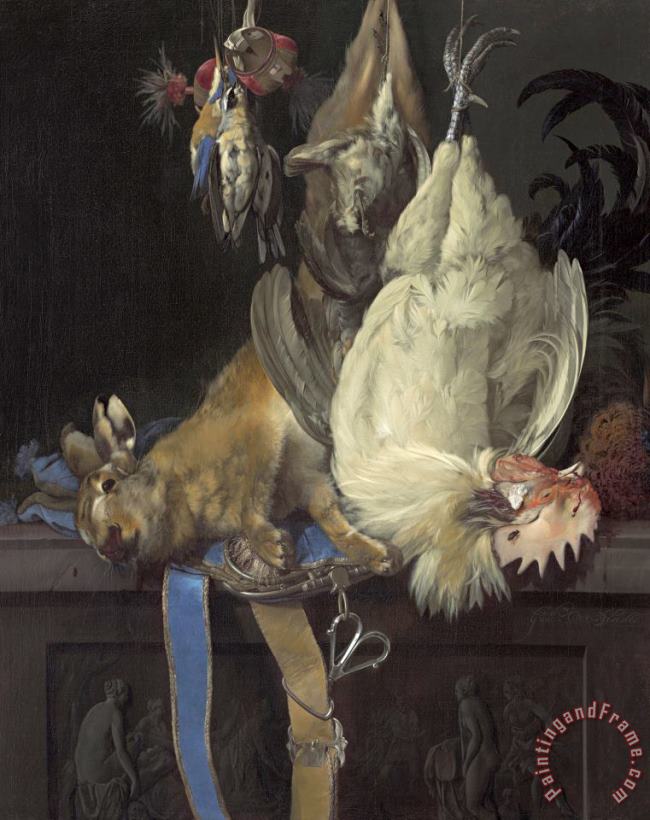 Still Life with Game painting - Willem van Aelst Still Life with Game Art Print