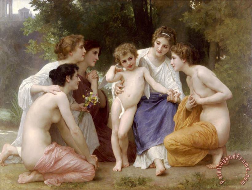 William Adolphe Bouguereau Admiration Art Painting