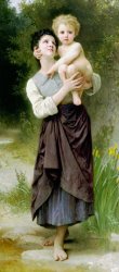William Adolphe Bouguereau Brother And Sister (1887)