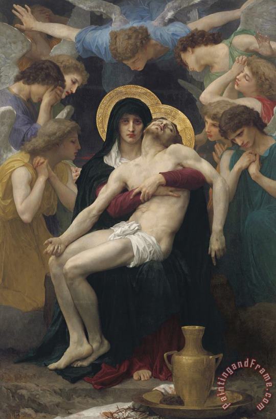William Adolphe Bouguereau Pieta Art Print