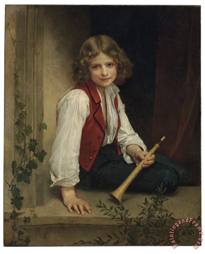 William Adolphe Bouguereau Pifferaro Art Painting