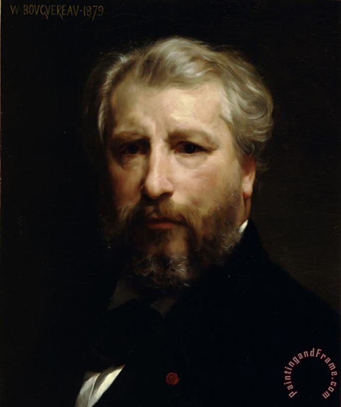 Portrait of The Artist painting - William Adolphe Bouguereau Portrait of The Artist Art Print