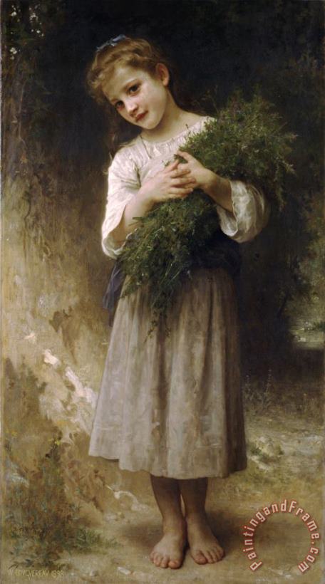 Returned From The Fields painting - William Adolphe Bouguereau Returned From The Fields Art Print