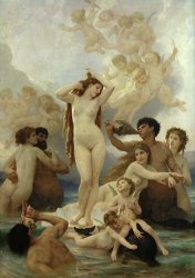 William Adolphe Bouguereau - The Birth of Venus painting