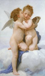 William Adolphe Bouguereau The First Kiss