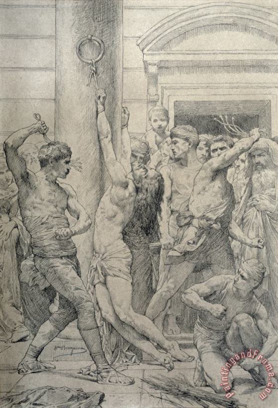 William Adolphe Bouguereau The Flagellation of Christ Art Print