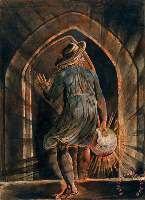 William Blake Jerusalem, Plate 1, Frontispiece Art Print