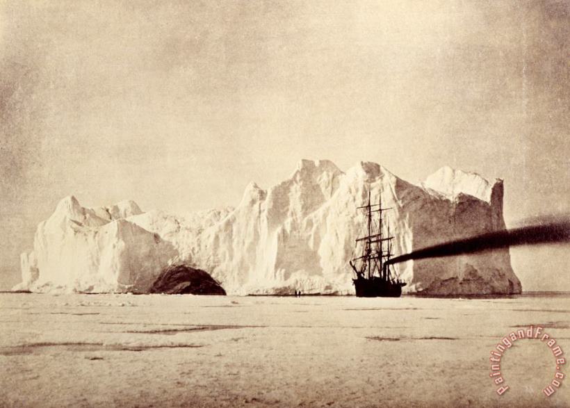 William Bradford Between The Iceberg And Field Ice Art Painting