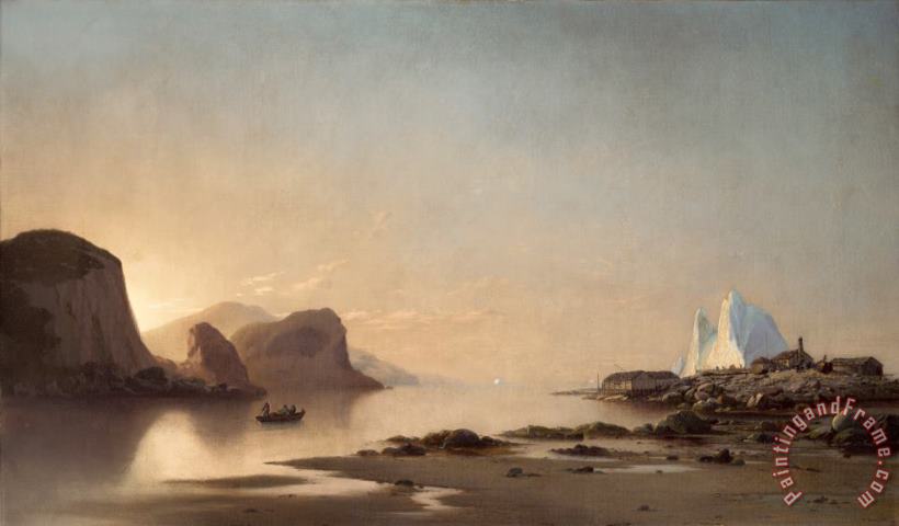Coast of Labrador, 1868 painting - William Bradford Coast of Labrador, 1868 Art Print