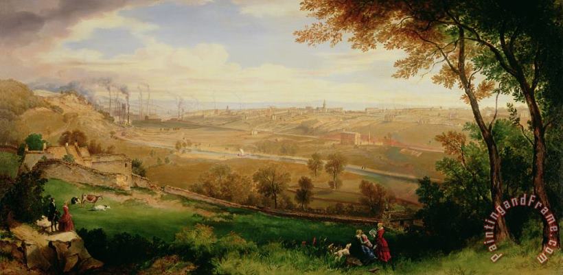 William Cowen View of Bradford Art Print