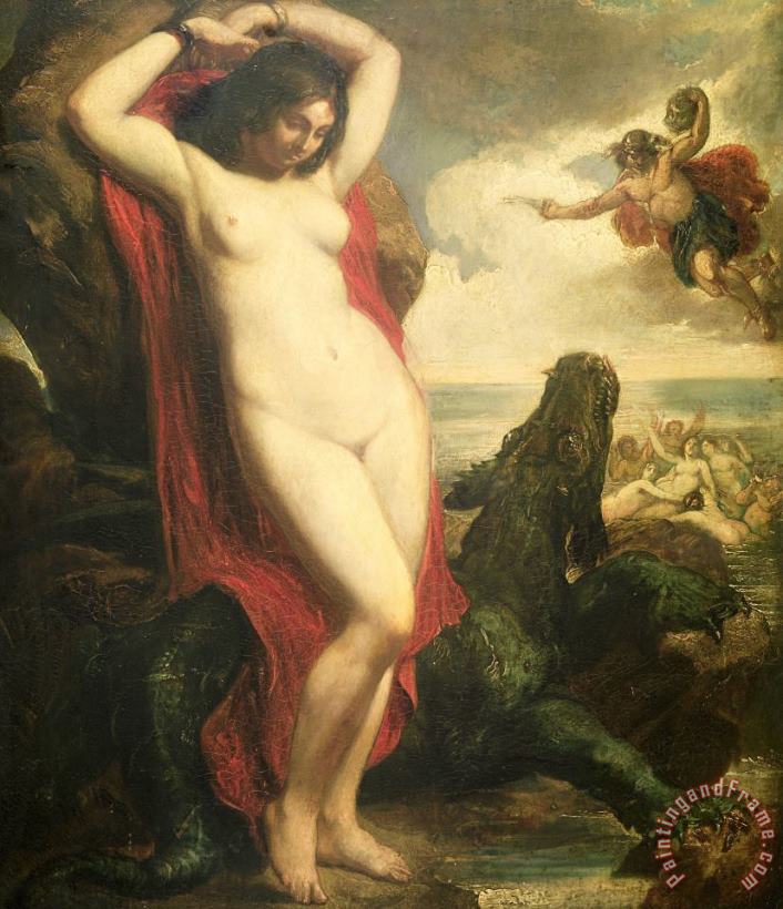 William Etty Andromeda and Perseus Art Painting