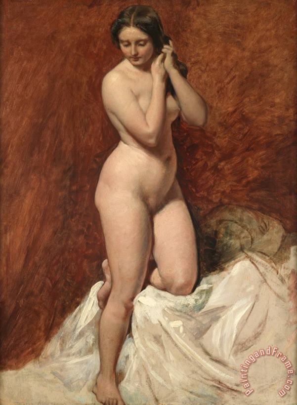 Nude From The Front painting - William Etty Nude From The Front Art Print