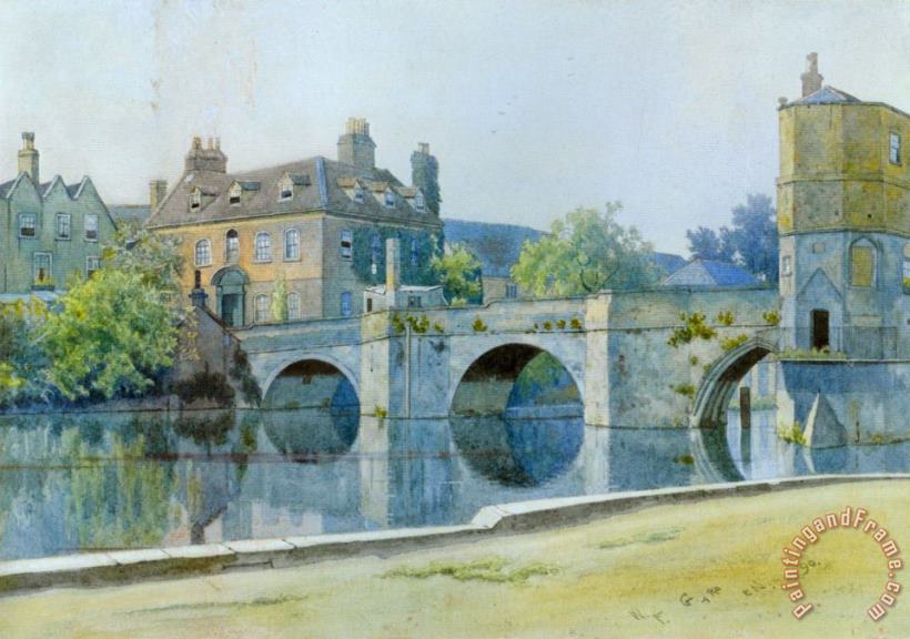 William Fraser Garden The Bridge at St. Ives Art Print