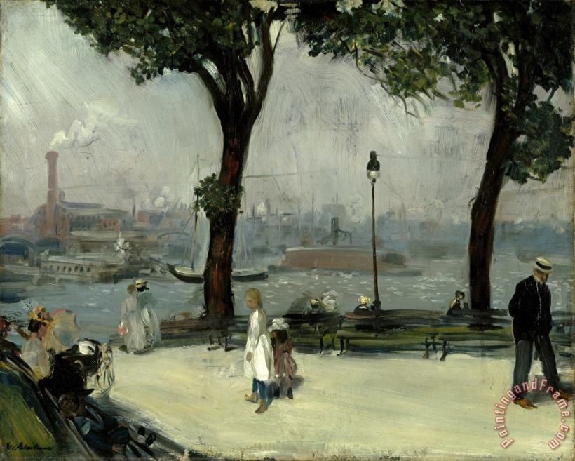 East River Park painting - William Glackens East River Park Art Print
