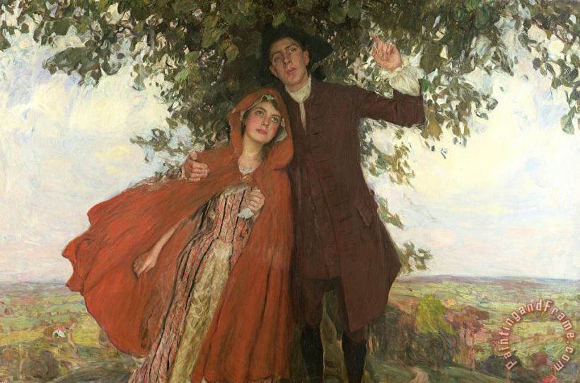 William Hatherell Tess Of The D'urbervilles Or The Elopement Art Painting