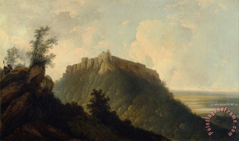 The Fort of Bidjegur painting - William Hodges The Fort of Bidjegur Art Print