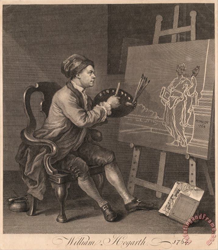 William Hogarth Hogarth Painting The Comic Muse Art Painting