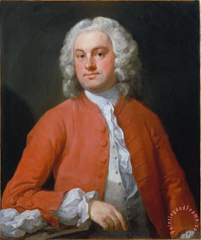 William Hogarth Portrait of a Man Art Painting