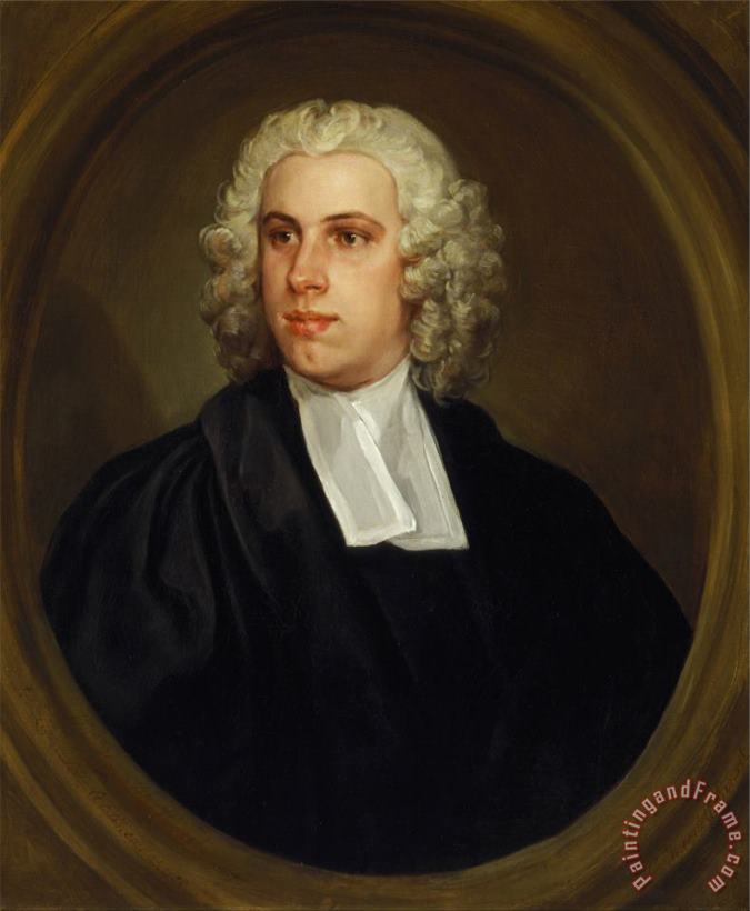 William Hogarth The Reverend Dr. John Lloyd, Curate of St. Mildred's Church, Broad Street Art Painting