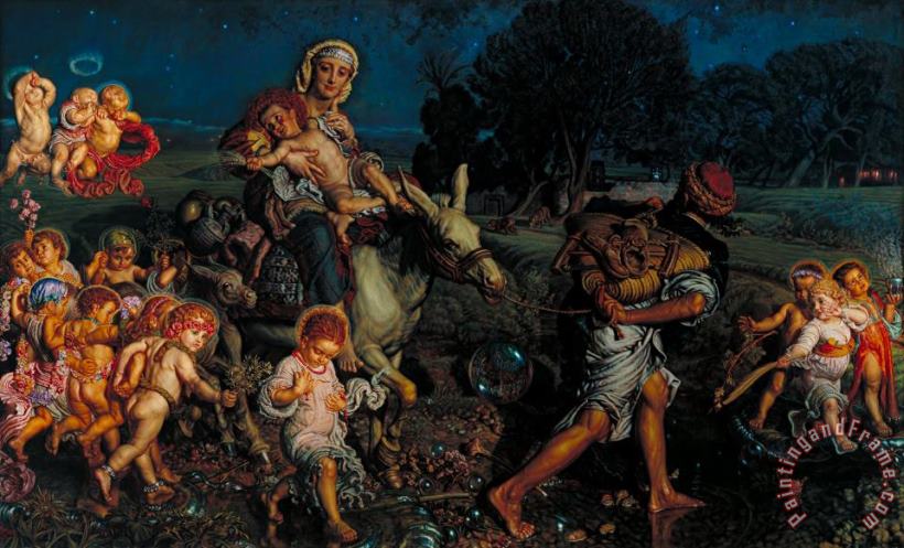 William Holman Hunt The Triumph of The Innocents Art Print