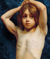 William John Wainwright Study Of A Young Boy