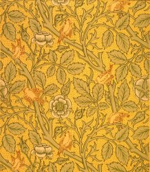 William Morris Bird Wallpaper Design
