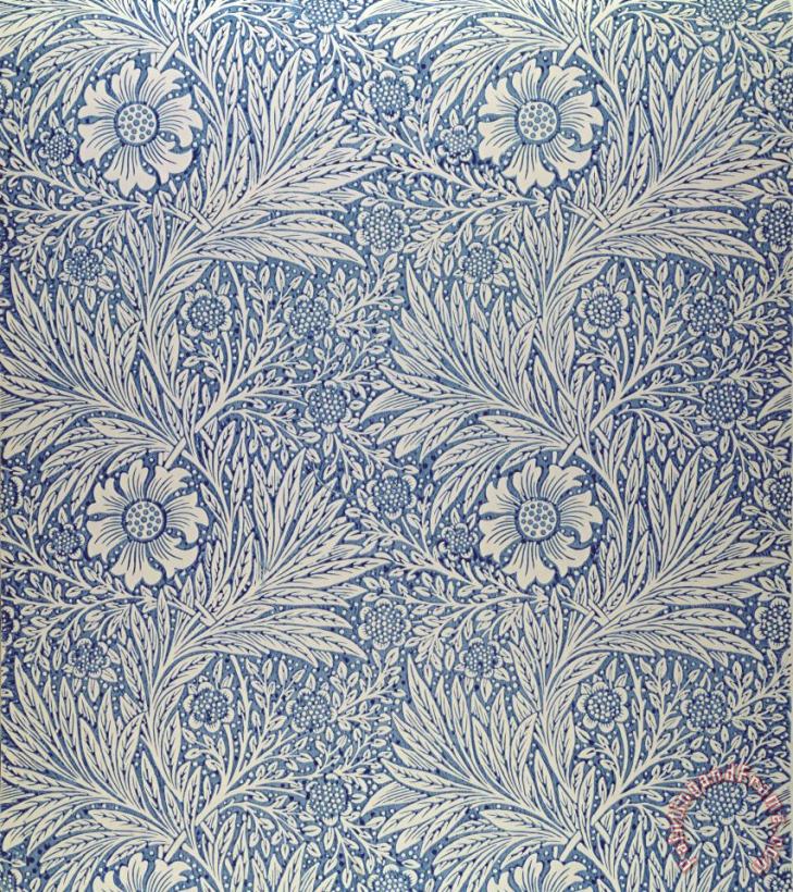 William Morris Marigold wallpaper design Art Painting