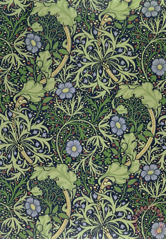 William Morris Seaweed Wallpaper Design Art Print