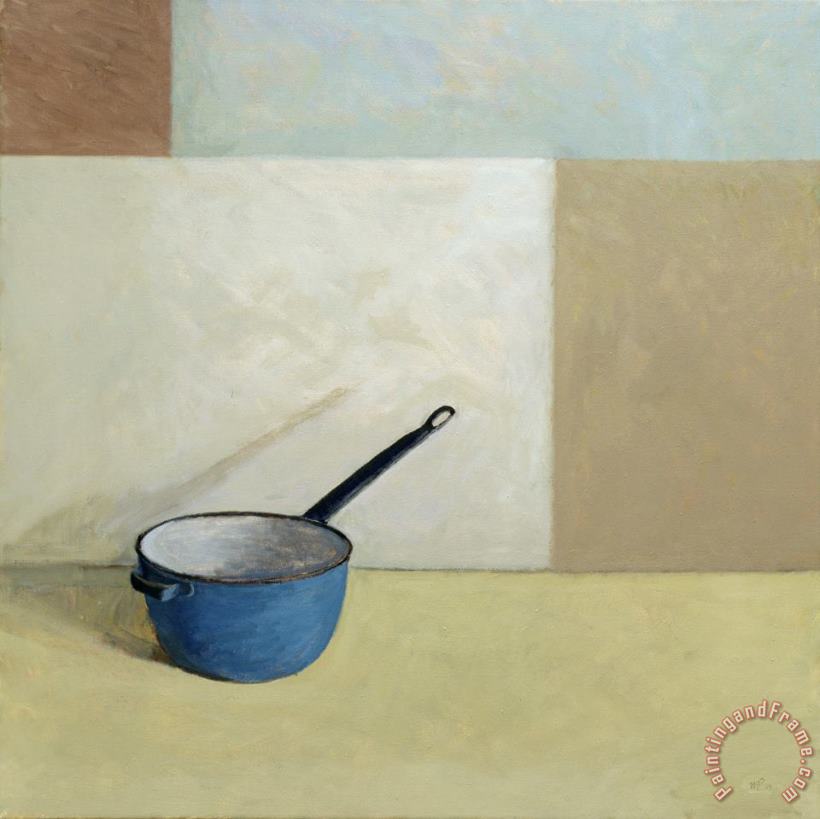 William Packer Blue Saucepan Art Painting