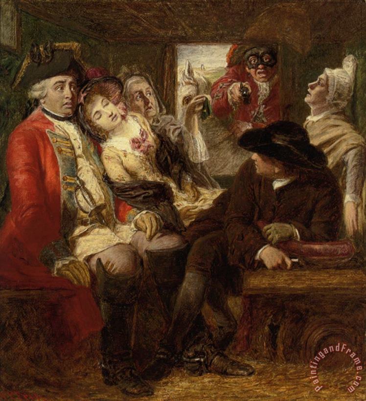 William Powell Frith Sketch for Stage Coach Aventure Art Print