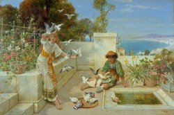 William Stephen Coleman Children by the Mediterranean