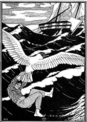 William Strang Baron Munchausen Illustration