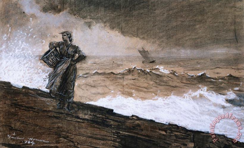 Winslow Homer At High Sea Art Print