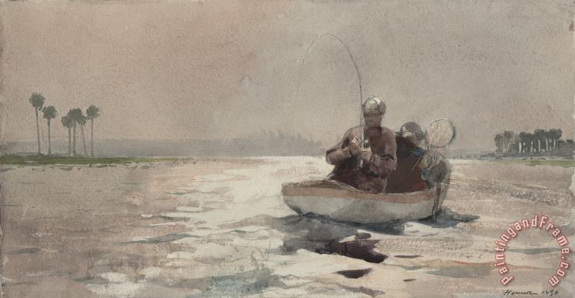 Winslow Homer Bass Fishing Florida Art Painting