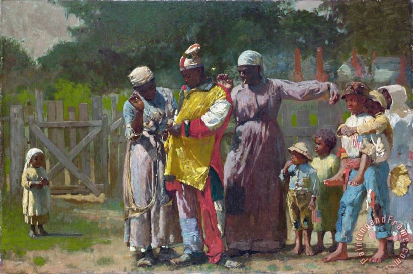 Dressing for The Carnival painting - Winslow Homer Dressing for The Carnival Art Print