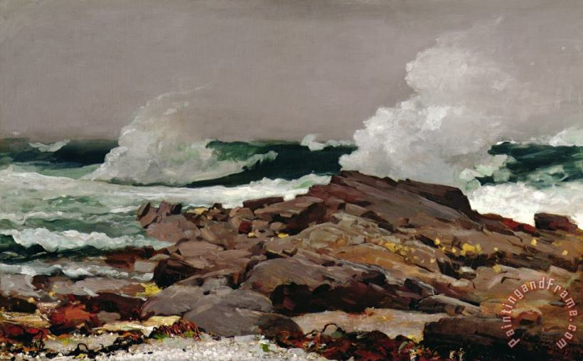 Eastern Point painting - Winslow Homer Eastern Point Art Print