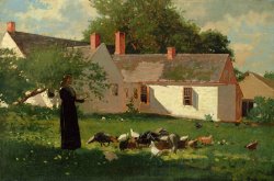 Winslow Homer Farmyard Scene