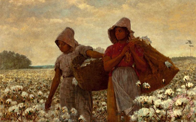 Winslow Homer The Cotton Pickers Art Print