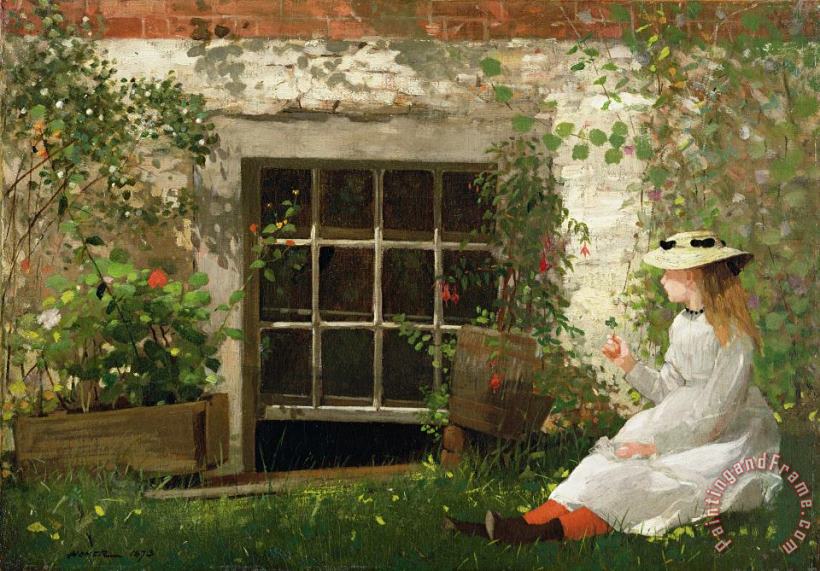 Winslow Homer The Four Leaf Clover Art Painting