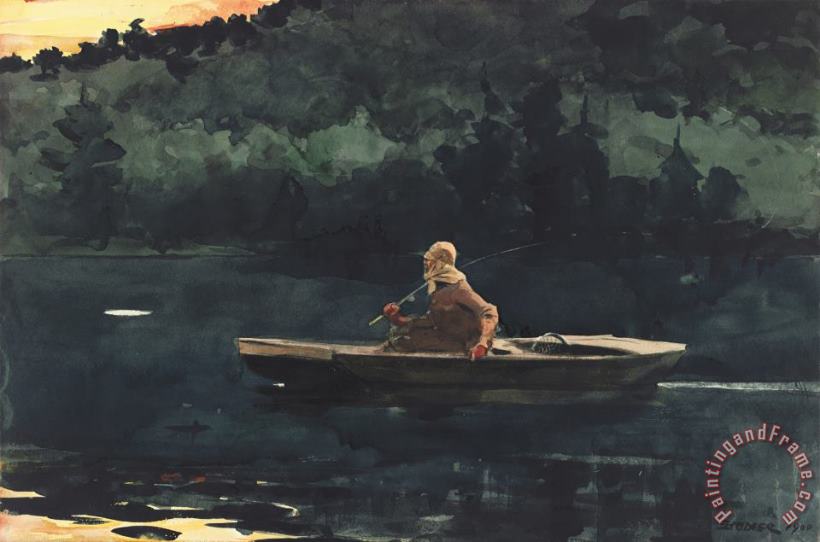 The Rise painting - Winslow Homer The Rise Art Print