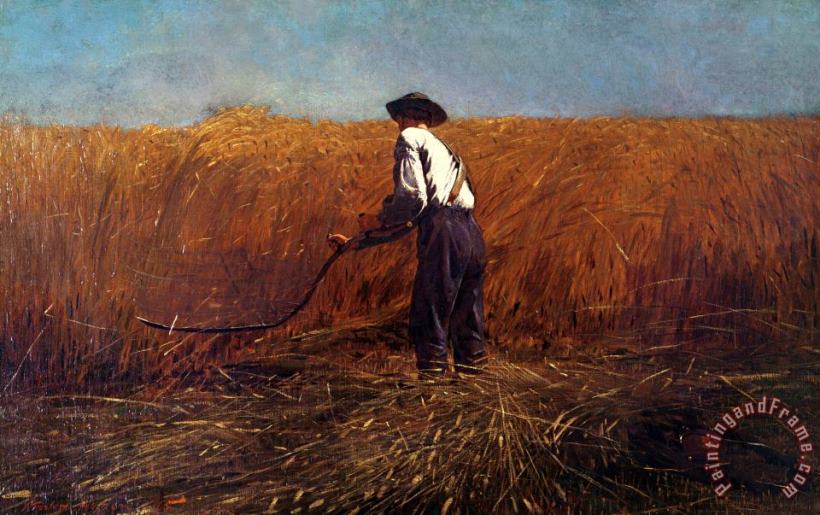 Winslow Homer The Veteran in a New Field Art Painting