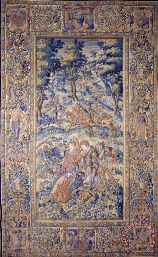 Tapestries with Stories of Amadis of Gaul 2 painting - Workshop of Francois Spiering Tapestries with Stories of Amadis of Gaul 2 Art Print